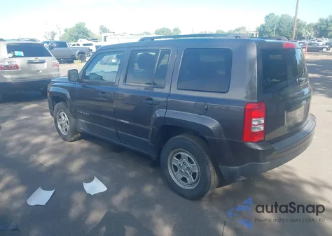 2016 Jeep Patriot Sport из США, поврежденный, VIN 1C4NJPBA2GD604430